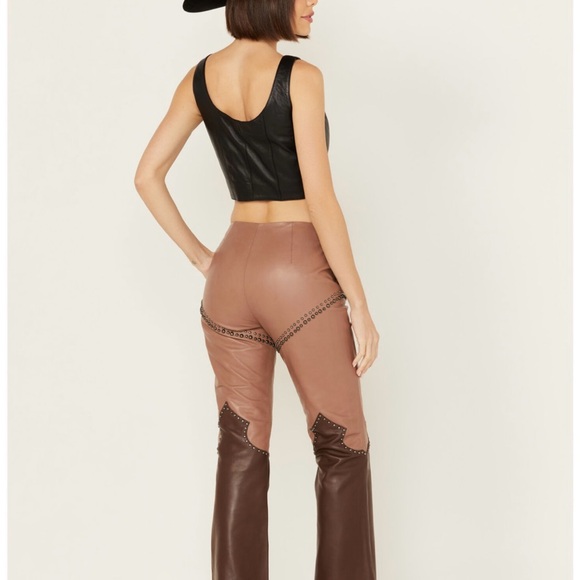 Free People Heart and Soul Pants NWT | BRN/BRUN M - Picture 4 of 10